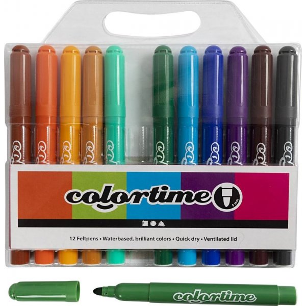 Colortime lyijykynt - tydentvt vrit - 5 mm - 12 kpl
