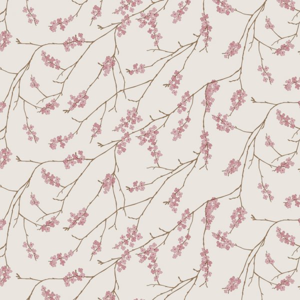 Suojapeite PVC Branch - vaaleanpunainen