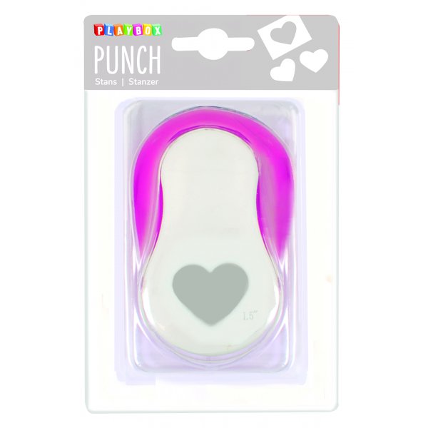 Punchin syd�n 3,8 cm - Pinkki/valkoinen