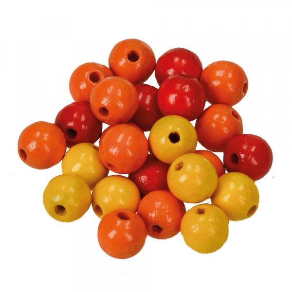 Pyret puuhelmet sekavreiss - 10mm 25g