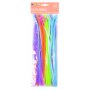 Putkenpuhdistusaine pastelliv�rit 50 kpl � 6 mm