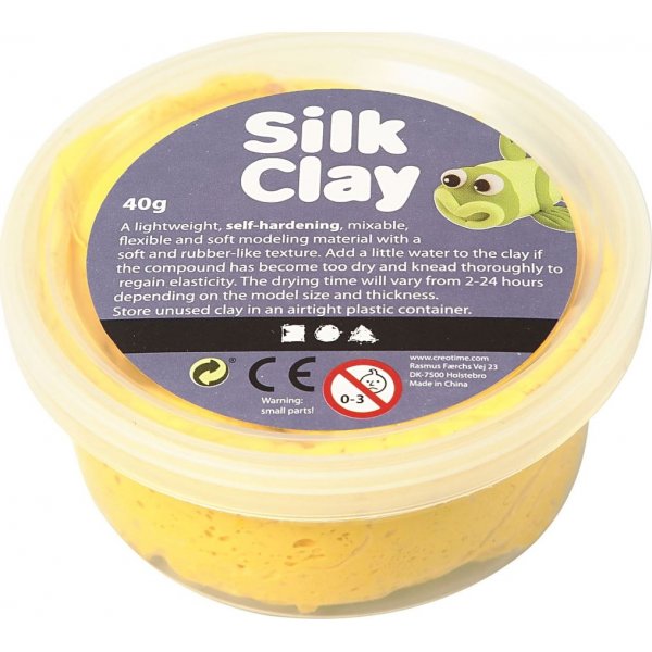 Silk Clay - keltainen - 40 g