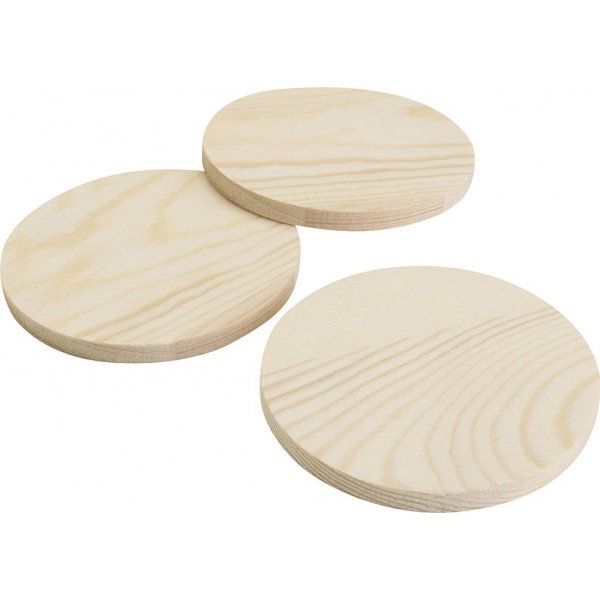 Puiset lasialuset/lasitarjottimet - 12 x 5 kpl