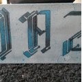Asiakaskuva N�yt�n matto vihre�/musta A3 - 450 x 300 mm