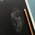 Asiakaskuva Charcoal kyn� Cretacolor Sketch - valkoinen Medium