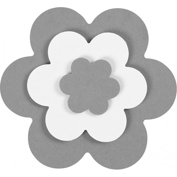 Layer-on-layer-lvistys - Kukka - 3 kpl