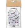 Mini DIY Kit Jewelry - Elastinen rannekoru - korvakoru