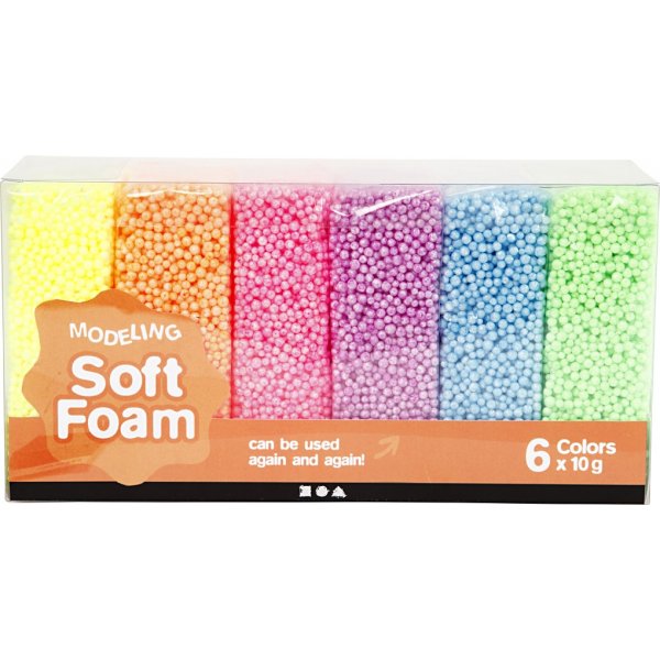 Soft Foam - neonvrit - 6 x 10 g