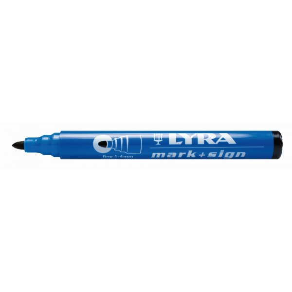 Pysyv Marker Mark&Sign 1-4 mm - musta