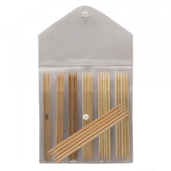 Neulesetti Bamboo - Kaksikrkiset puikot 20 cm