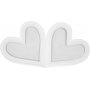 TeACH Me Heart -kehykset - valkoinen - 16 kpl
