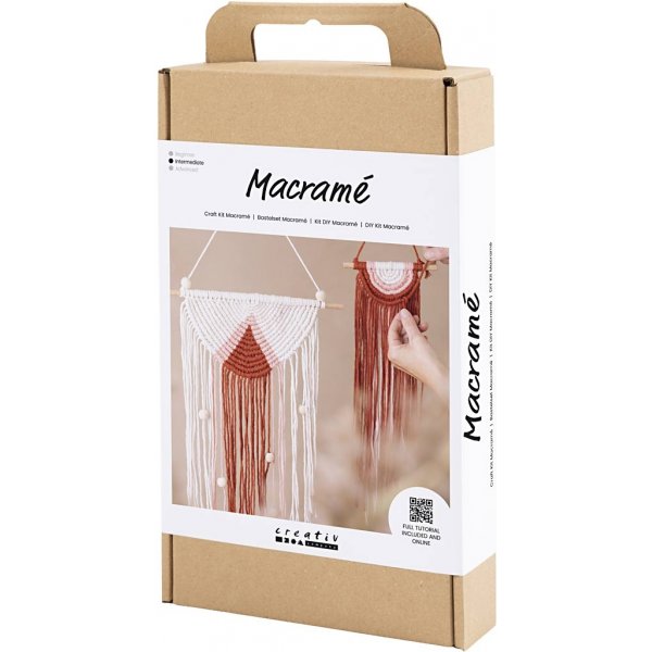 DIY Kit Macramé - Seinäkoristelu DIY Kit Macramé - Seinäkoristelu