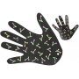 Deco tekstiilikynt - 3 mm - neonvrit - 6 kpl