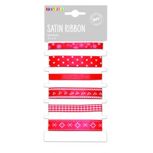 Satiininauha sekoitus - 6 kpl