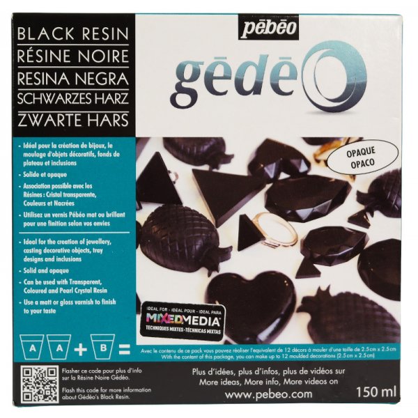 Hartsi Epoksi - Pebeo - Black Crystal hartsisarja 150 ml