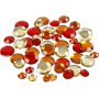 Strassit - punainen harmonia - Pyre - 6+9+12 mm - 360 kpl