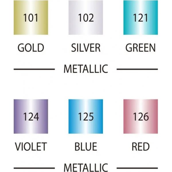 Kalligrafiakyn ZIG Metallic - 6 vri