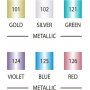 Kalligrafiakyn ZIG Metallic - 6 vri