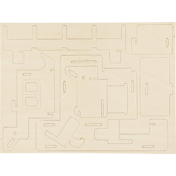 3D Rakennushahmo - Talo rampilla