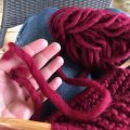 Asiakaskuva DROPS Polaris Uni Color lanka - 100g - punainen (08)