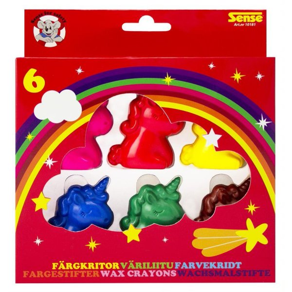 Lasten vrikynt 6 kpl - Unicorn