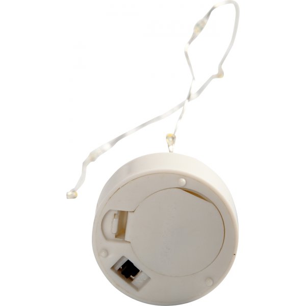 LED-valonauha - hopea - 27 cm