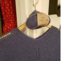Asiakaskuva DROPS Harjattu Alpaca Silk lanka - 25g - Denim sininen (13)