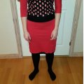 Asiakaskuva Yksiv�rinen jersey-kangas - 13 - punainen - 150 cm