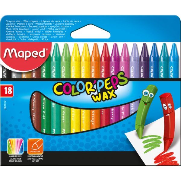 Liituharja - Maped - Color'Peps 18 vahaliidut