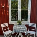 Asiakaskuva Vahakangas ruudullinen - sininen