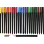 Colortime Fineliner Marker - sekavrit - 24 kpl