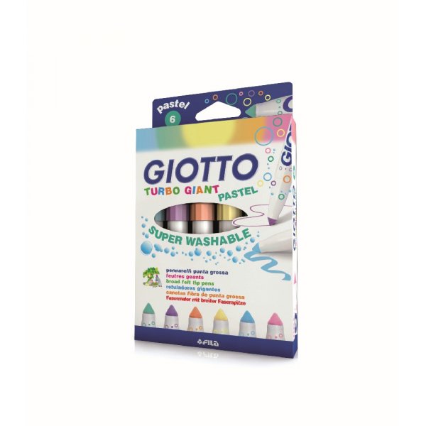 Tussikynt Giotto Turbo Giant Pastel - 6 kpl