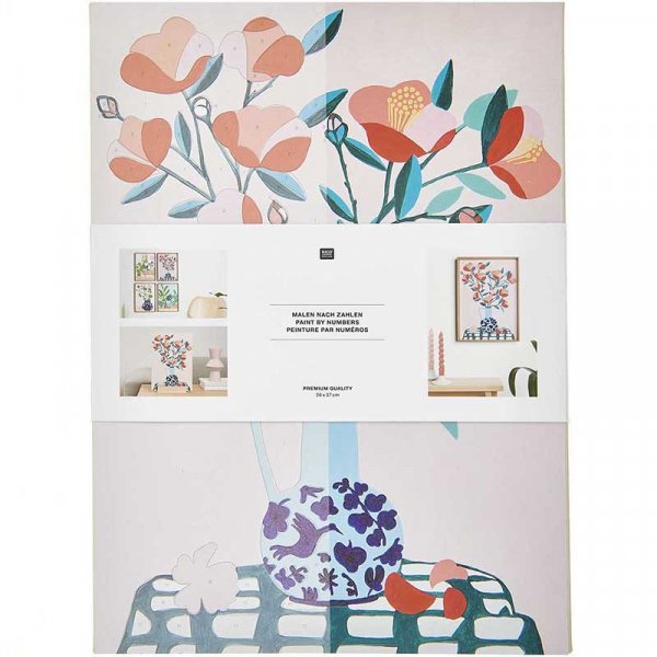 Maalisetti - RICO Design - Paint by numbers -sarja - Erilaisia kuvioita