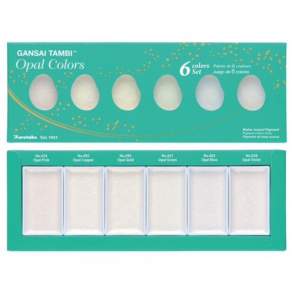 Akvarellimaali Gansai Tambi 6 Colors - Opal