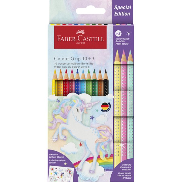 Vrikynsarja - Faber-Castell - Redline CP Color Grip - Unicorn 10+3
