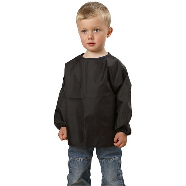 Maalarin esiliina - musta - 2-3 vuotta