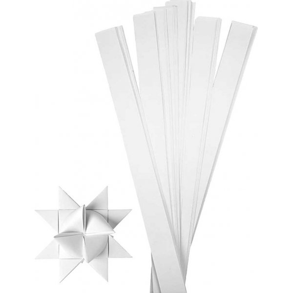 Thtinauhat - valkoinen - 11,5 cm - 100 nauhaa