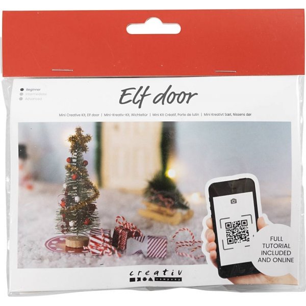 Mini DIY Kit Joulupukin ovi - joulukuusi