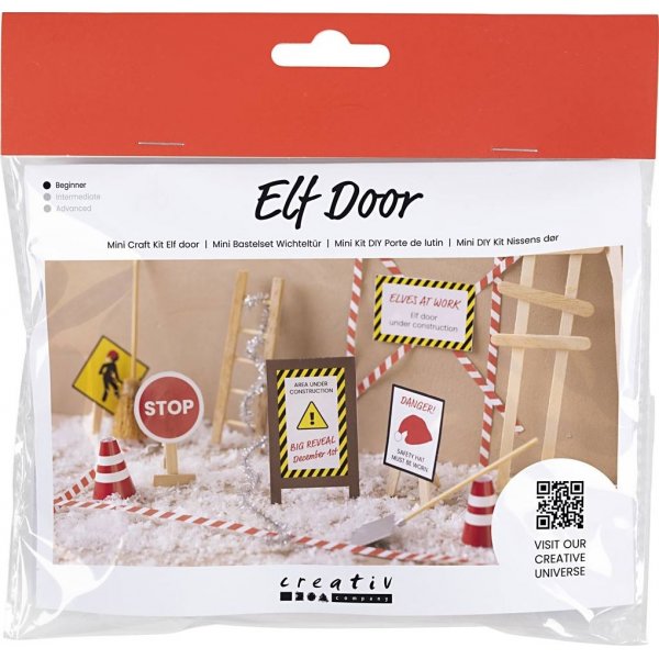 Mini-DIY Kit Santa's Door - Rakennustyt kynniss