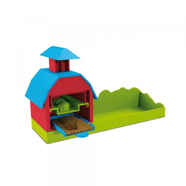 Maatila, jossa savimuotteja ja elinten ni