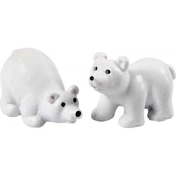 Minifiguurit - valkoinen - 2 kpl