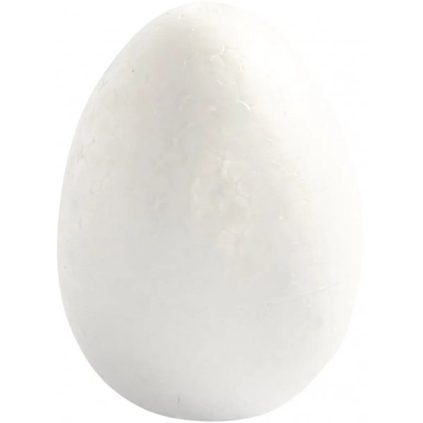 Frigolit munat - Valkoinen - K8 cm - 5 kpl