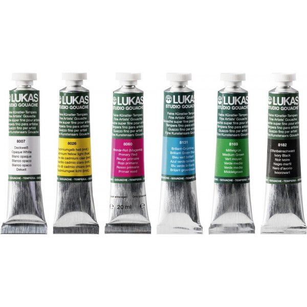Tempera vriputket 20 ml x 6