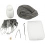 Mini DIY Kit - harmaa kanerva - Joulupukki