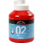Koulumaali - Akryyli - punainen - matta - 500 ml