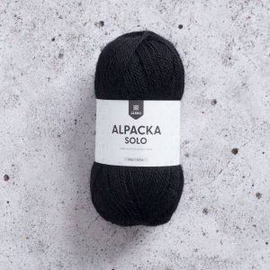 Alpaca Solo 50g - Musta Alpaca Solo 50g - Musta