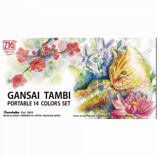 Akvarellimaali Gansai Tambi - Kannettava setti