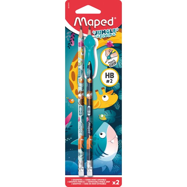Kynsetti - Maped - 2 HB-kyn + sormiopas Jungle Fever