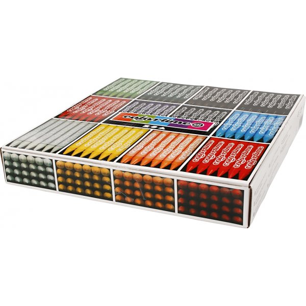 Colortime Crayons - sekavrit - 12 x 24 kpl