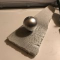 Asiakaskuva K�sittelem�t�n puupallo 60 mm � 10 mm - 1 kpl. reikien kanssa